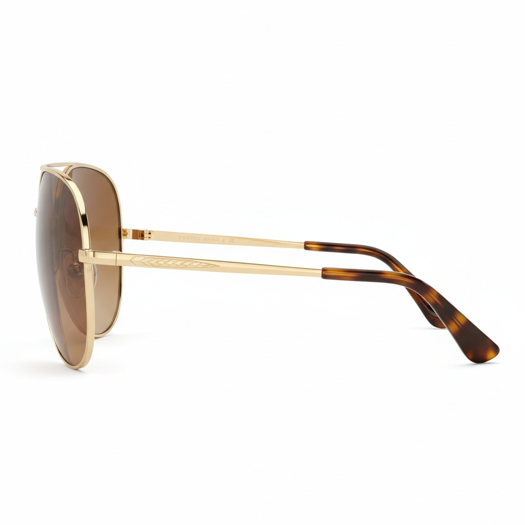 Women's Aviator Sunglasses - Side View