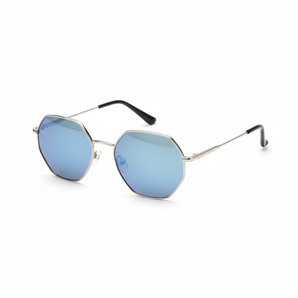 Women's Hexagonal Sunglasses - Flat Lay