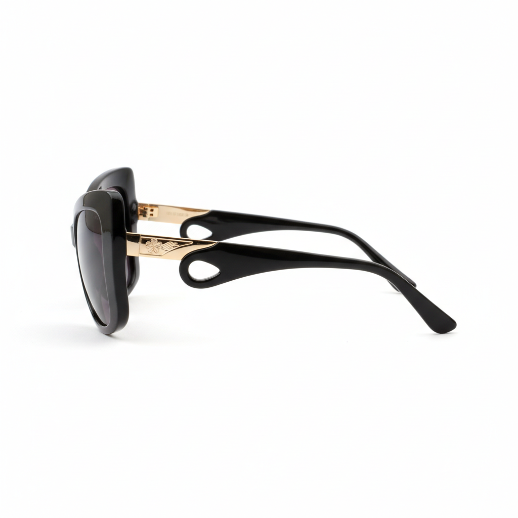 Women's Butterfly Sunglasses - Side View